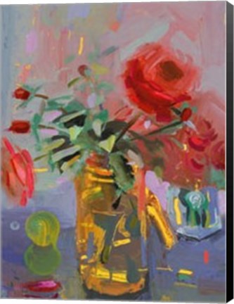 Framed Casual Roses Print