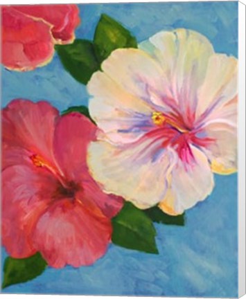 Framed Hibiscus Fantasia Print