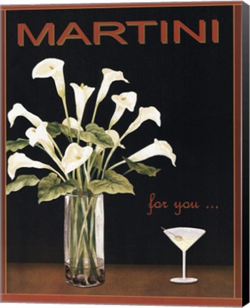 Framed Martini Print