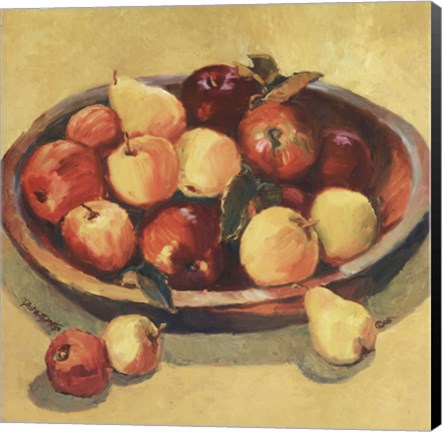 Framed Apple Bowl I Print