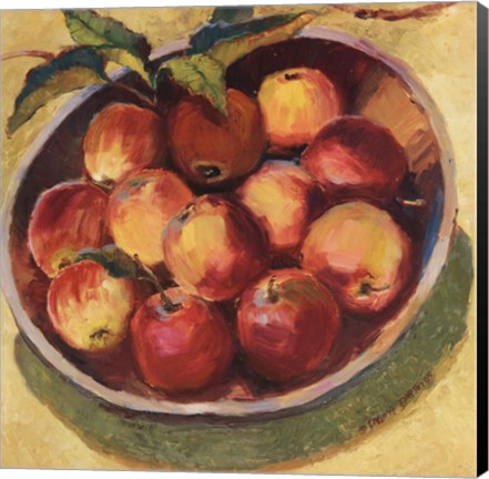 Framed Apple Bowl II Print