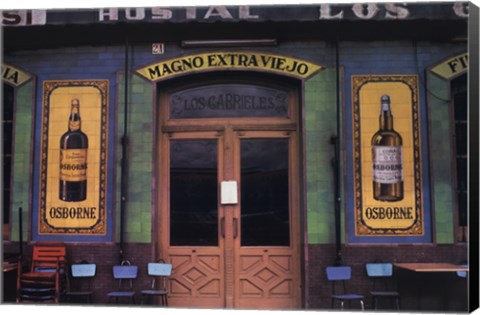 Framed Hostal, Seville, Spain Print