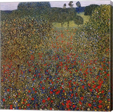 Framed Field of Poppies, c.1907 Print