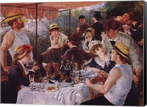 Framed Luncheon of the Boating Party, c.1881 Print