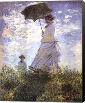 Framed Madame Monet and Her Son Print