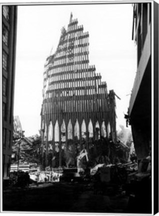 Framed Steel Standing Print