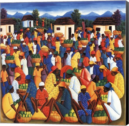 Framed Haitian Art Print