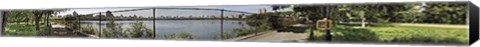 Framed Central Park - The Reservoir, NYC Print