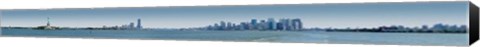 Framed Statue of Liberty and New York Print