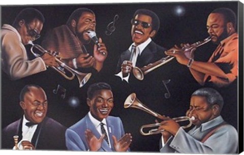 Framed Greatest of All - Rhythm &amp; Jazz Print