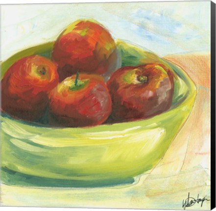 Framed Bowl of Fruit III Print