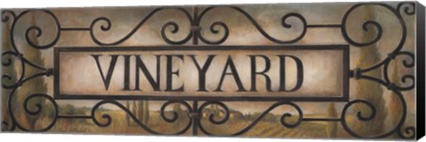 Framed Vineyard Print