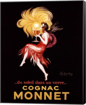 Framed Cognac Monnet Print