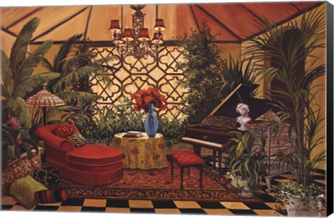 Framed Conservatory I Print