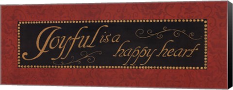 Framed Red Damask I Print