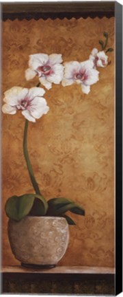 Framed Hanna's Orchids I - mini Print