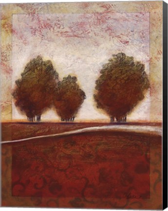Framed Morning Mist Rising I - mini Print