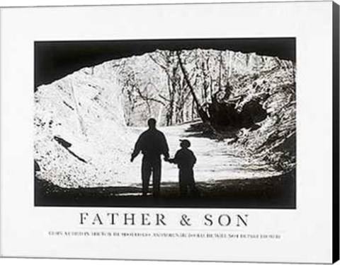 Framed Father and Son Print
