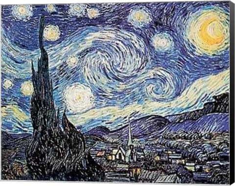 Framed Starry Night Print