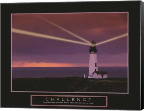 Framed Challenge - Lighthouse Print