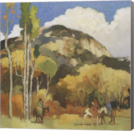 Framed Three Riders Print