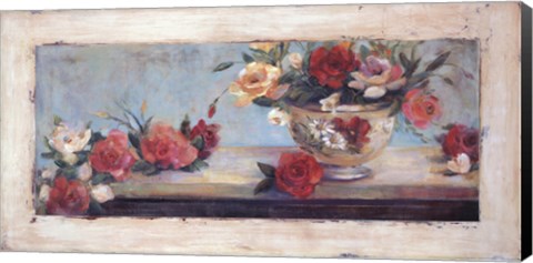 Framed Vintage Roses Print