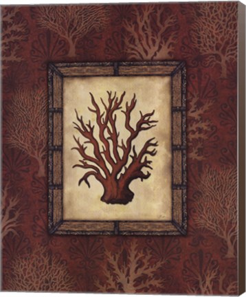 Framed Red Coral III - Large Print