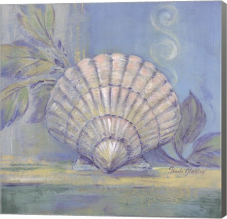 Framed Tranquil Seashell IV Print