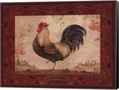 Framed Gallo Nero - Mini Print