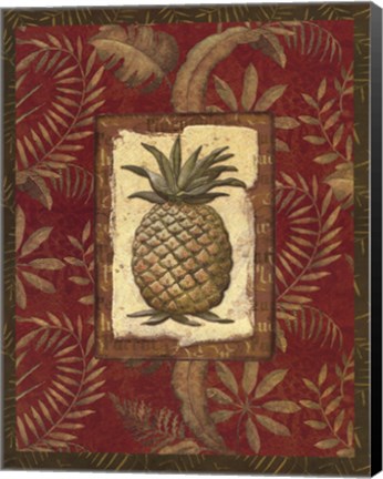 Framed Exotica Pineapple - Grande Print