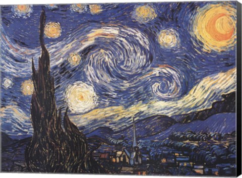 Framed Starry Night Print