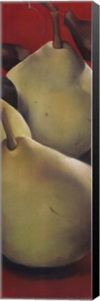 Framed Pears I Print