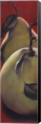 Framed Pears II Print