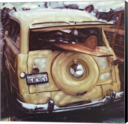 Framed Beach Guy Print