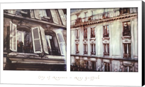 Framed City of Romance Print