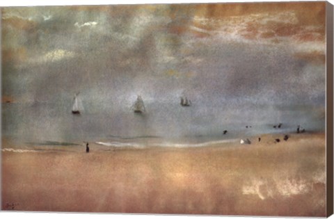 Framed Beach Landscape Print