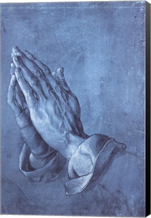 Framed Praying Hands, c.1508 Print