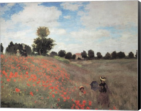 Framed Les Coquelicots Print