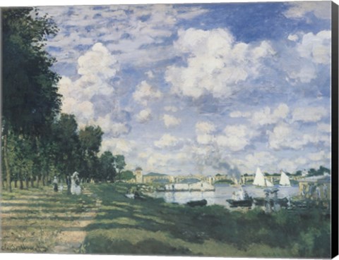Framed Le Bassin d'Argenteuil Print