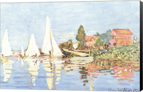 Framed Boating at Argenteuil Print