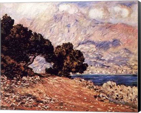 Framed Cape Martin, Menton Print