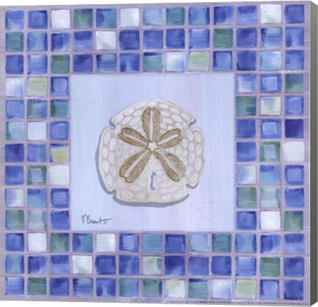 Framed Mosaic Sanddollar Print
