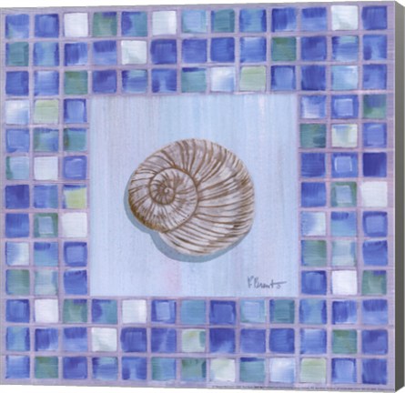 Framed Mosaic Moonshell Print
