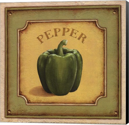 Framed Pepper Print