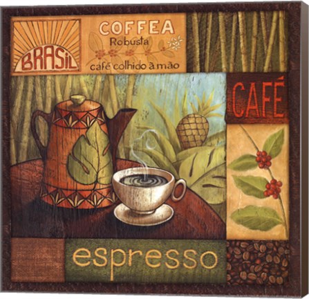 Framed Pause Caf II Print