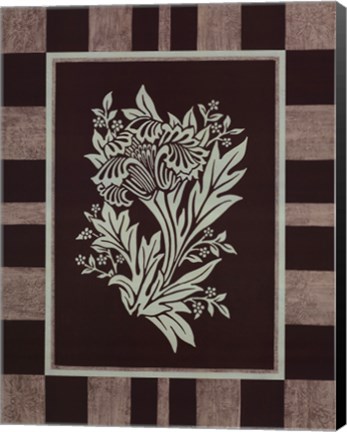 Framed Aqua Elegance II Print
