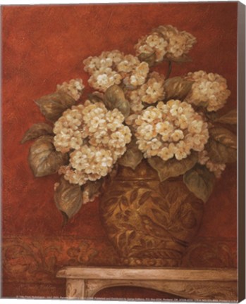 Framed Villa Flora Hydrangeas - mini Print
