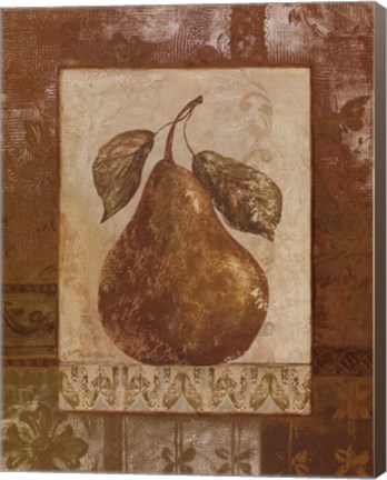 Framed Rustic Pears II - mini Print