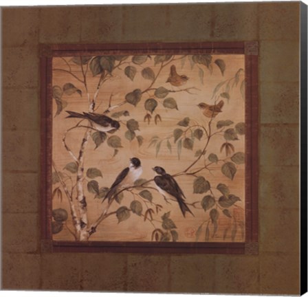 Framed Outdoor Aviary I - mini - CS Print