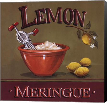 Framed Lemon Meringue Print